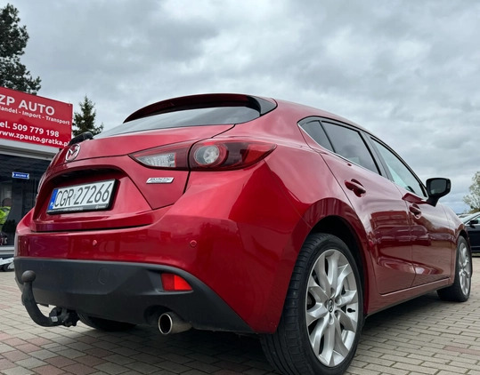 Mazda 3 cena 47900 przebieg: 146000, rok produkcji 2014 z Iława małe 191